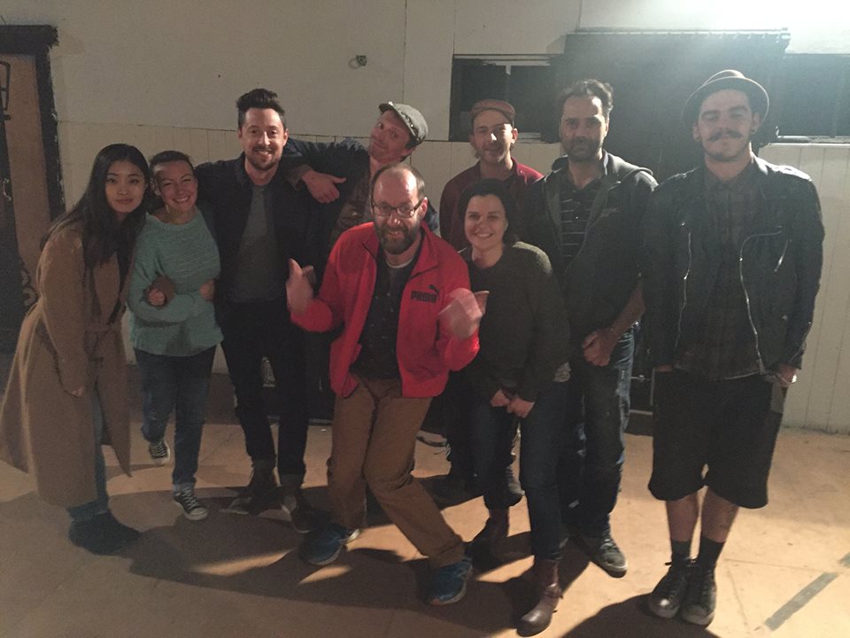 Students in acting class